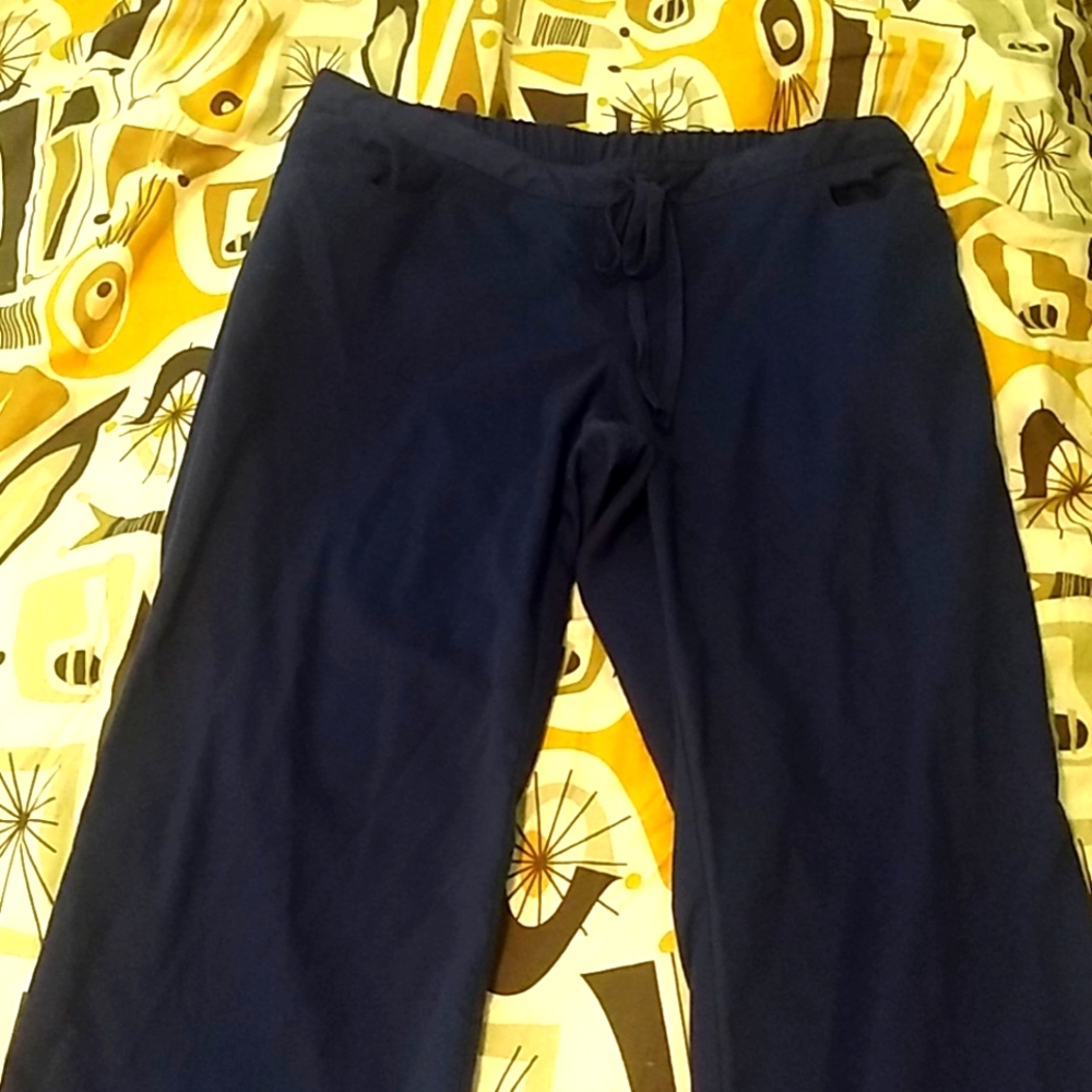 Grey's Anatomy Indigo Scrub Pants XLP drawstring